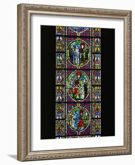 The Judgement of King Solomon, from the North Transept, Late 12th CE-null-Framed Giclee Print