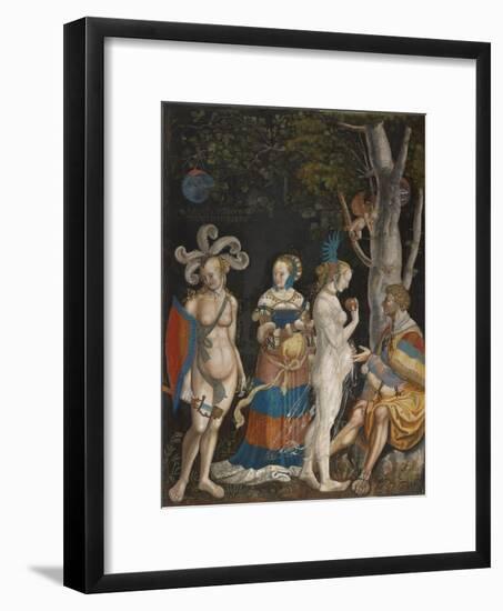 The Judgement of Paris, 1517-18-Niklaus Manuel Deutsch-Framed Giclee Print