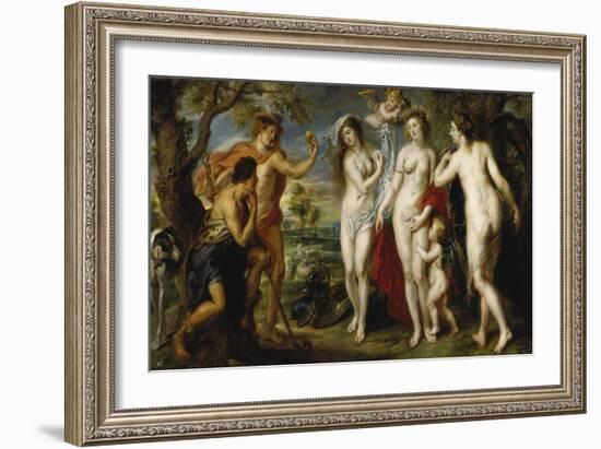 The Judgement of Paris, 1638/39-Peter Paul Rubens-Framed Giclee Print