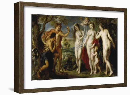 The Judgement of Paris, 1638/39-Peter Paul Rubens-Framed Giclee Print