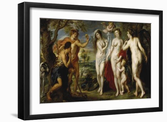 The Judgement of Paris, 1638/39-Peter Paul Rubens-Framed Giclee Print