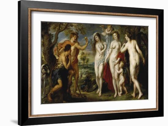 The Judgement of Paris, 1638/39-Peter Paul Rubens-Framed Giclee Print