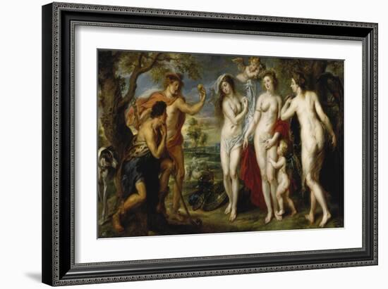 The Judgement of Paris, 1638/39-Peter Paul Rubens-Framed Giclee Print