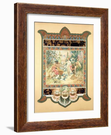 The Judgement of Paris, 1895-Alphonse Mucha-Framed Giclee Print