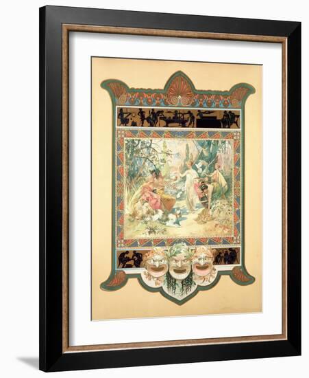 The Judgement of Paris, 1895-Alphonse Mucha-Framed Giclee Print