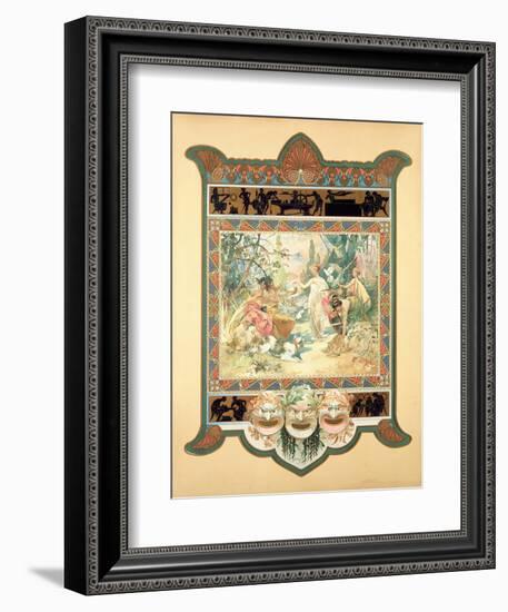 The Judgement of Paris, 1895-Alphonse Mucha-Framed Giclee Print