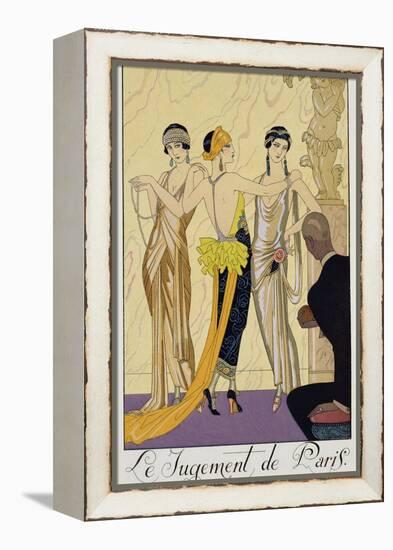 The Judgement of Paris, 1920-30-Georges Barbier-Framed Premier Image Canvas