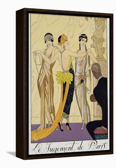 The Judgement of Paris, 1920-30-Georges Barbier-Framed Premier Image Canvas