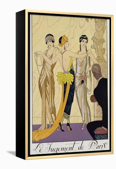 The Judgement of Paris, 1920-30-Georges Barbier-Framed Premier Image Canvas