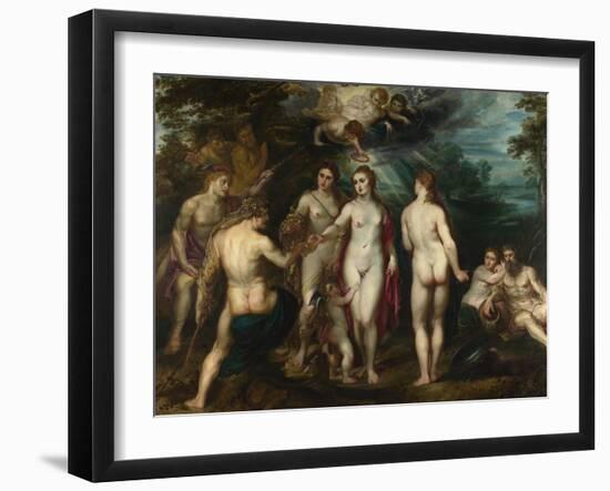 The Judgement of Paris, C. 1599-Peter Paul Rubens-Framed Giclee Print