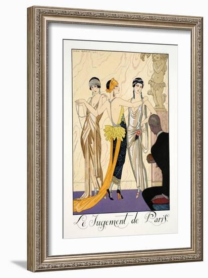 The Judgement of Paris-Georges Barbier-Framed Giclee Print