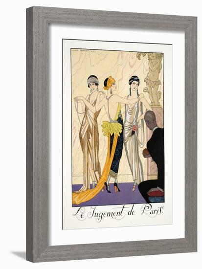 The Judgement of Paris-Georges Barbier-Framed Giclee Print