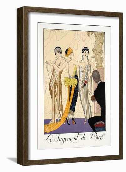 The Judgement of Paris-Georges Barbier-Framed Giclee Print