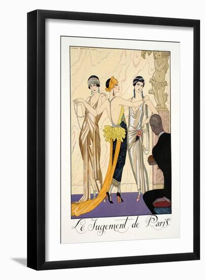 The Judgement of Paris-Georges Barbier-Framed Giclee Print