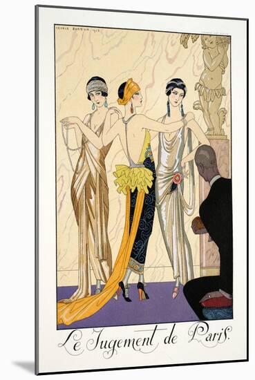 The Judgement of Paris-Georges Barbier-Mounted Giclee Print