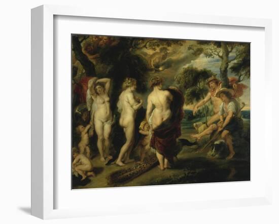 The Judgement of Paris-Peter Paul Rubens-Framed Giclee Print