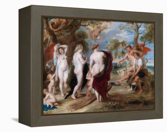 The Judgement of Paris-Peter Paul Rubens-Framed Premier Image Canvas