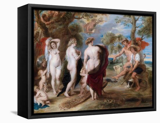 The Judgement of Paris-Peter Paul Rubens-Framed Premier Image Canvas