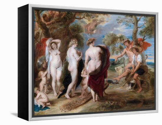 The Judgement of Paris-Peter Paul Rubens-Framed Premier Image Canvas