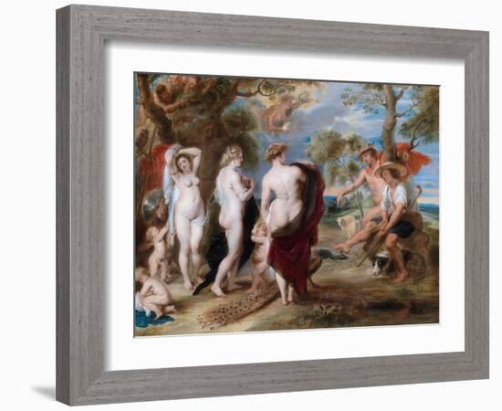 The Judgement of Paris-Peter Paul Rubens-Framed Giclee Print