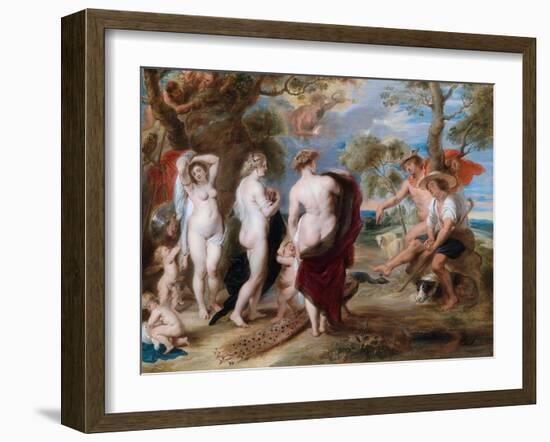 The Judgement of Paris-Peter Paul Rubens-Framed Giclee Print