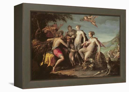 The Judgement of Paris-Johann or Hans von Aachen-Framed Premier Image Canvas