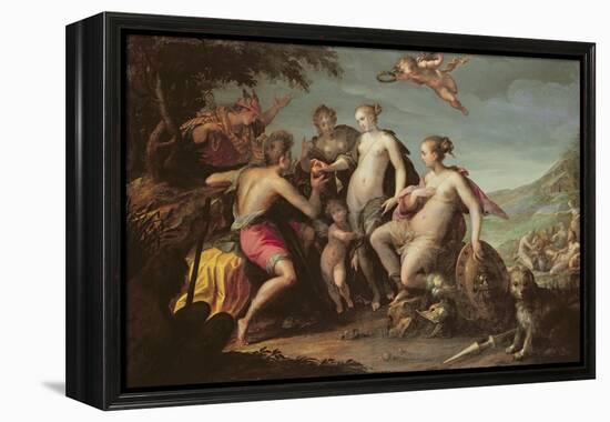 The Judgement of Paris-Johann or Hans von Aachen-Framed Premier Image Canvas