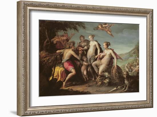 The Judgement of Paris-Johann or Hans von Aachen-Framed Giclee Print