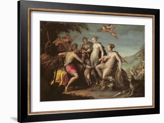 The Judgement of Paris-Johann or Hans von Aachen-Framed Giclee Print