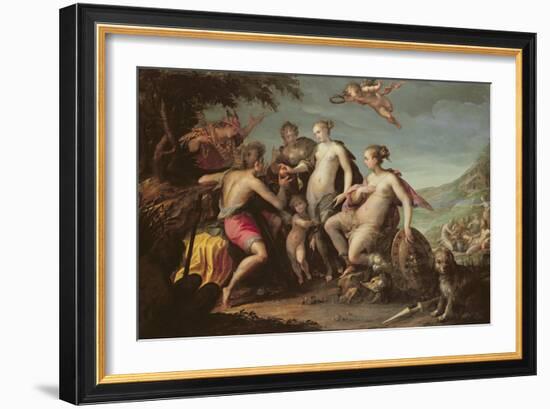 The Judgement of Paris-Johann or Hans von Aachen-Framed Giclee Print