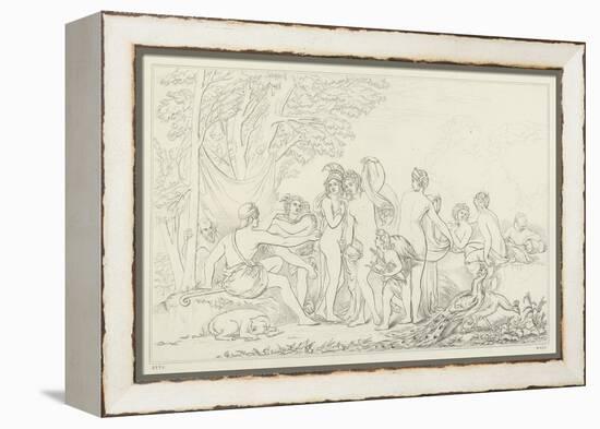 The Judgement of Paris-William Etty-Framed Premier Image Canvas