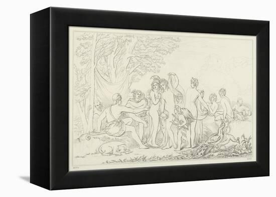 The Judgement of Paris-William Etty-Framed Premier Image Canvas