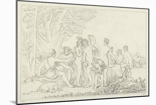 The Judgement of Paris-William Etty-Mounted Giclee Print