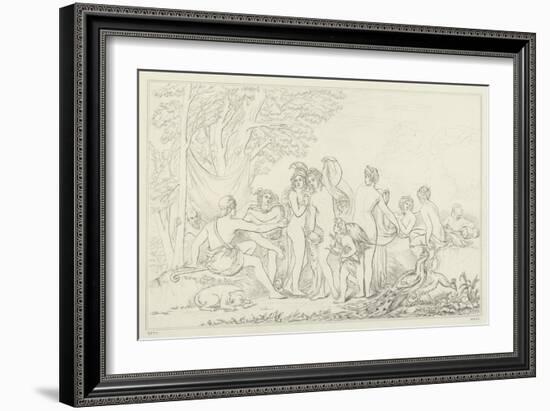 The Judgement of Paris-William Etty-Framed Giclee Print