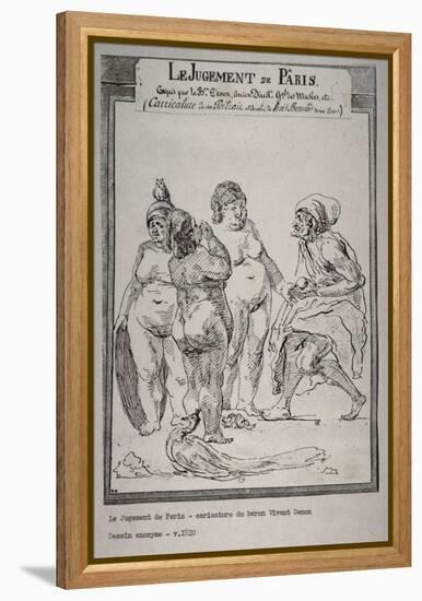 The Judgement of Paris-Dominique Vivant Denon-Framed Premier Image Canvas