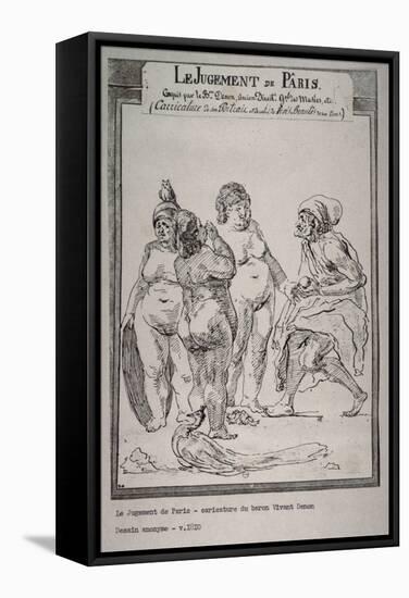 The Judgement of Paris-Dominique Vivant Denon-Framed Premier Image Canvas