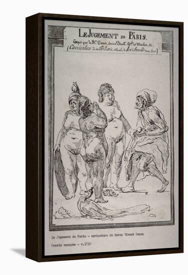 The Judgement of Paris-Dominique Vivant Denon-Framed Premier Image Canvas