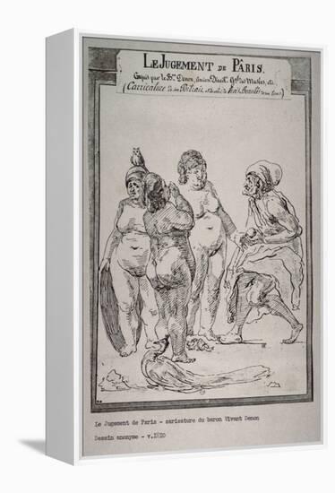 The Judgement of Paris-Dominique Vivant Denon-Framed Premier Image Canvas