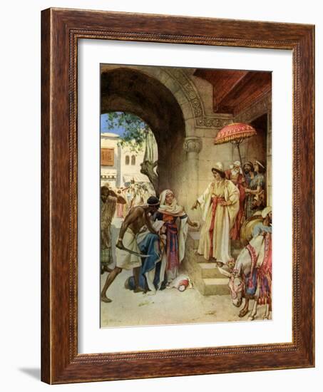 The judgement of Solomon - Bible-William Brassey Hole-Framed Giclee Print