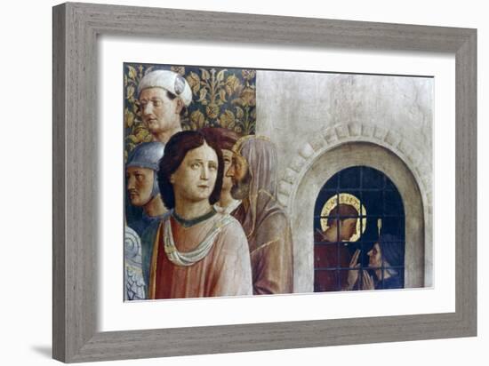 The Judgement of St Laurence' (Detail), Mid 15th Century-Fra Angelico-Framed Giclee Print