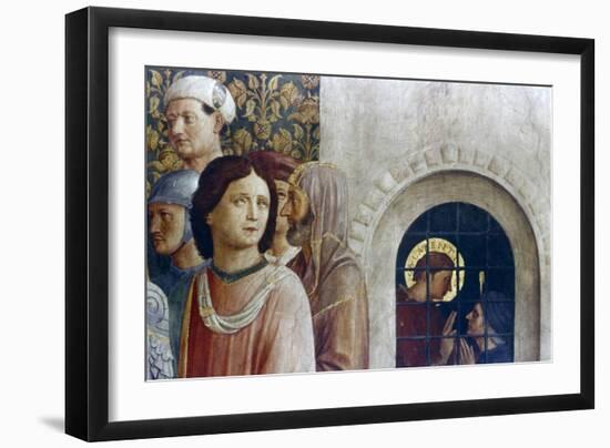 The Judgement of St Laurence' (Detail), Mid 15th Century-Fra Angelico-Framed Giclee Print