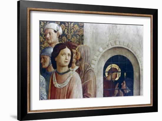 The Judgement of St Laurence' (Detail), Mid 15th Century-Fra Angelico-Framed Giclee Print