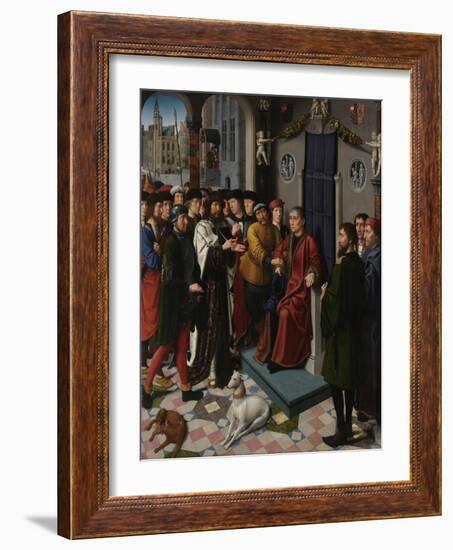 The Judgment of Cambyses (Left Pane), 1498-Gerard David-Framed Giclee Print