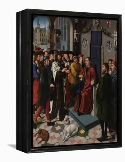 The Judgment of Cambyses (Left Pane), 1498-Gerard David-Framed Premier Image Canvas