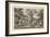 The Judgment of Paris, after Raphael, c.1510-20-Marcantonio Raimondi-Framed Giclee Print