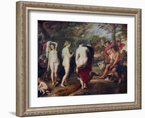 The Judgment of Paris, C1635-1638-Peter Paul Rubens-Framed Giclee Print