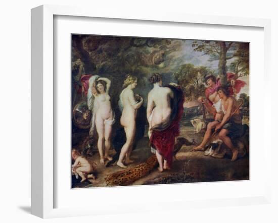 The Judgment of Paris, C1635-1638-Peter Paul Rubens-Framed Giclee Print