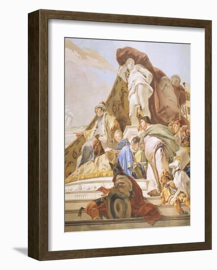 The Judgment of Solomon, 1726-1729-Giovanni Battista Tiepolo-Framed Giclee Print