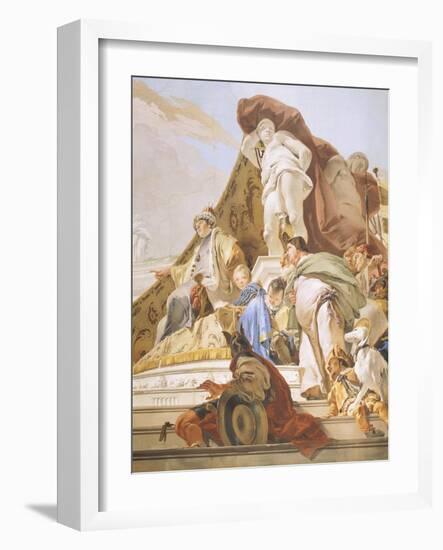 The Judgment of Solomon, 1726-1729-Giovanni Battista Tiepolo-Framed Giclee Print