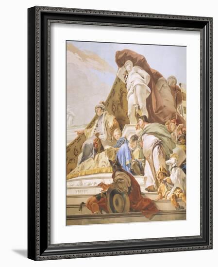 The Judgment of Solomon, 1726-1729-Giovanni Battista Tiepolo-Framed Giclee Print